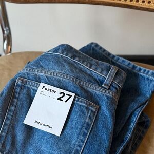 Reformation x Courtney Grow foster jeans